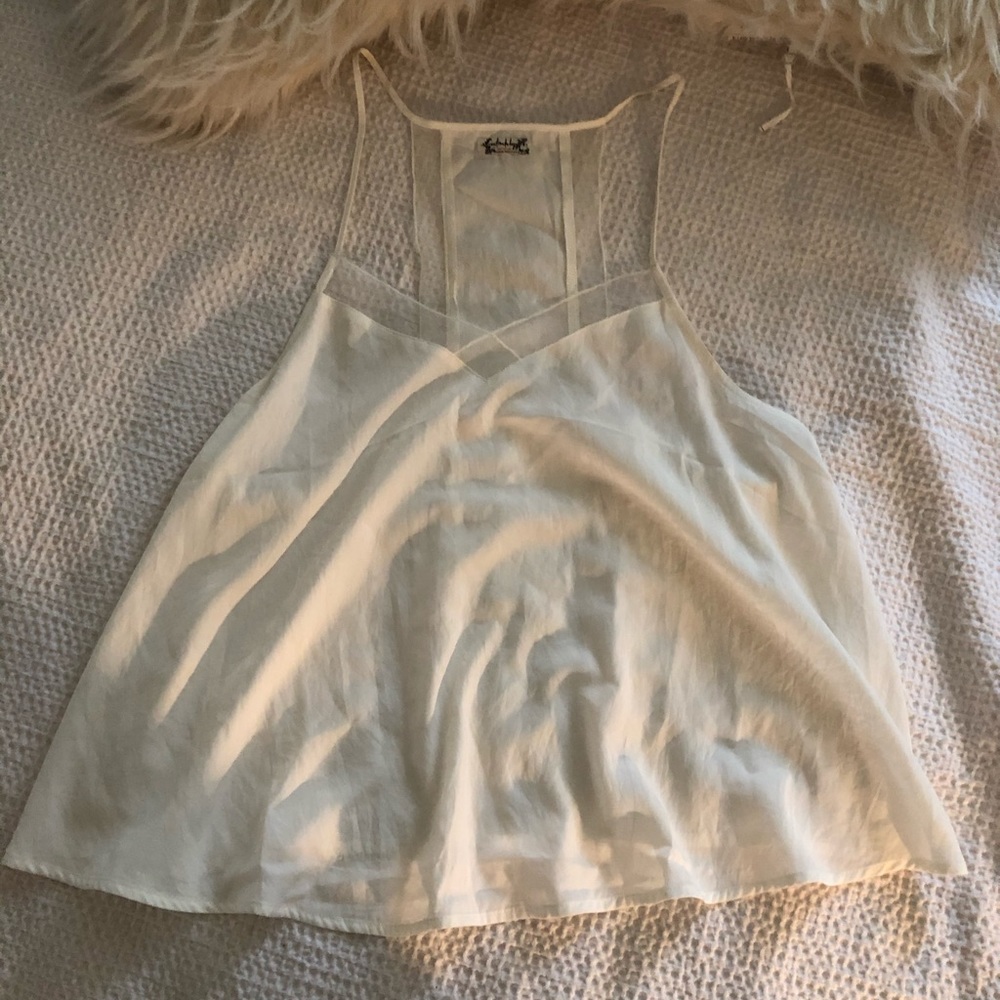 WHITE CAMISOLE - FREE PEOPLE